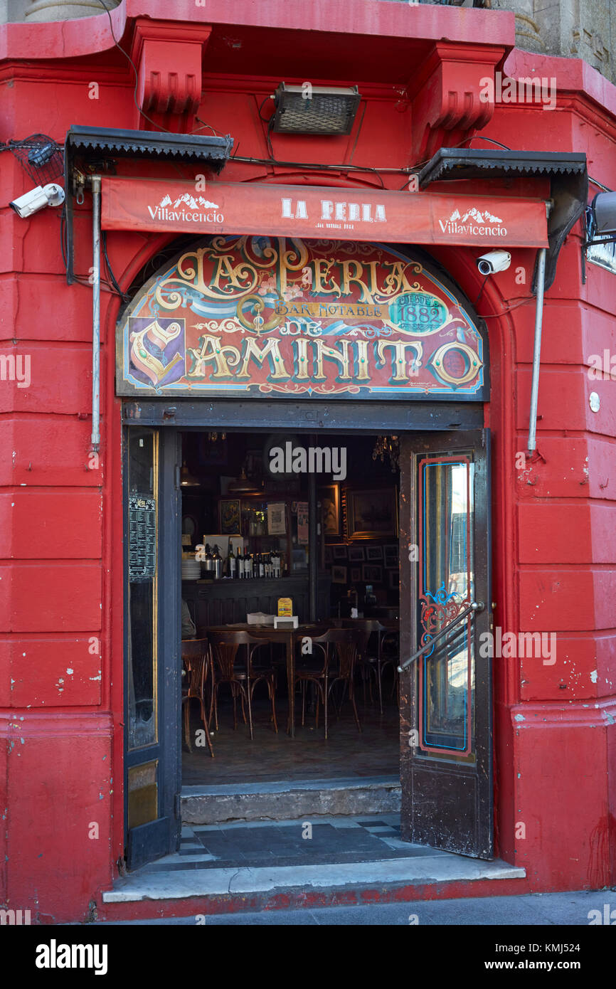 La Perla Restaurant, La Boca, Buenos Aires, Argentina, South America Stock Photo