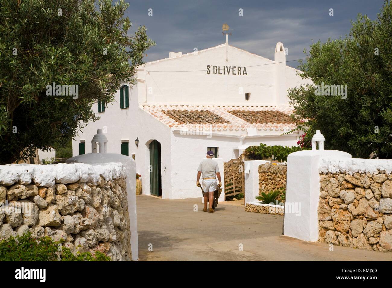 Cami d´en Kane. Menorca. Balearic Islands. Spain. Stock Photo