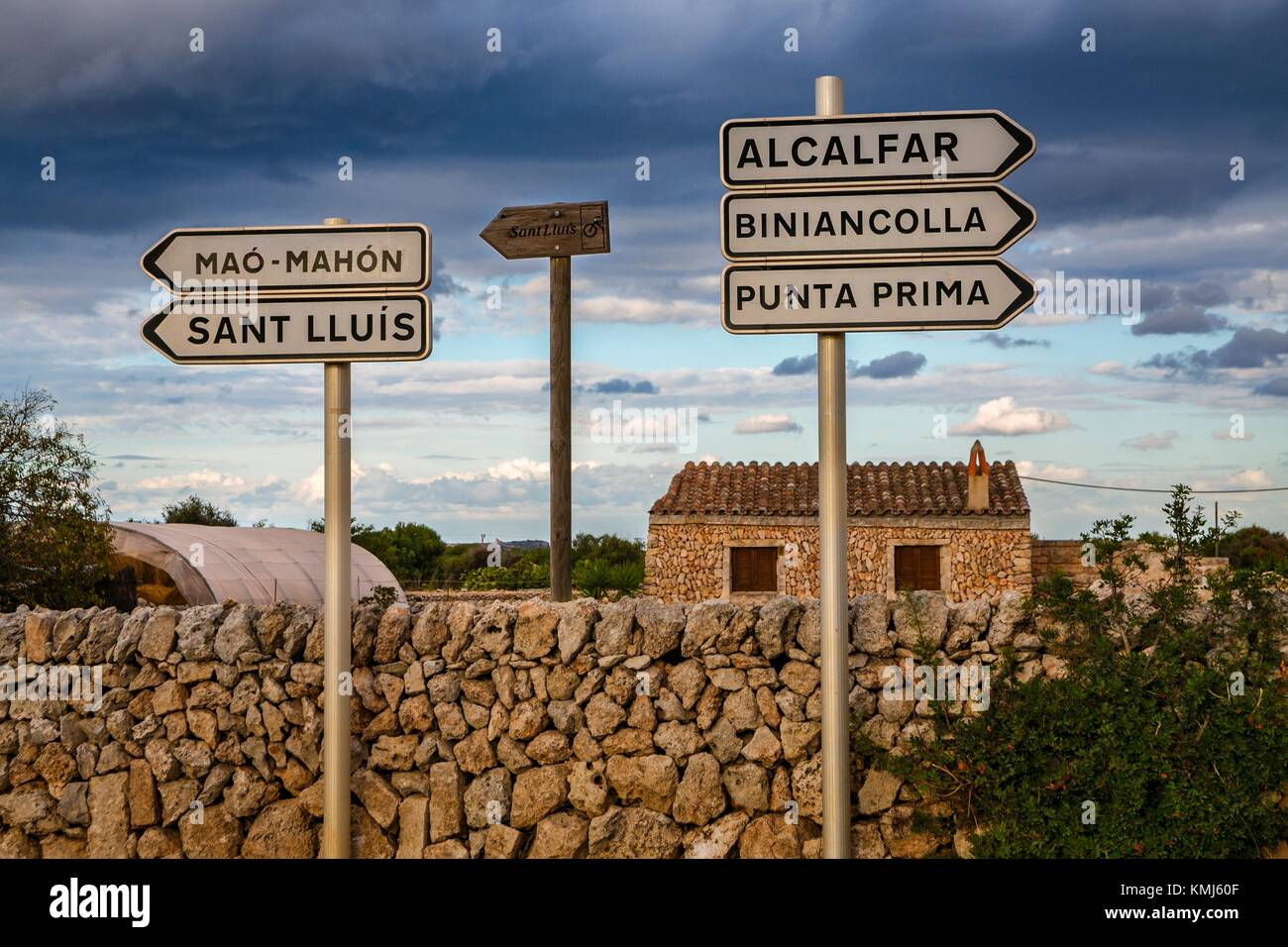 Sant Lluis Municipality. Minorca Island. Balearic Islands. Spain Stock Photo