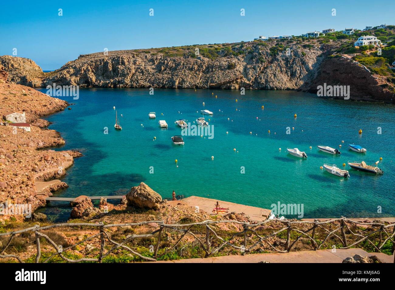 Cala Morell Bay. Ciutadella de Menorca Municipality. Minorca. Balearic