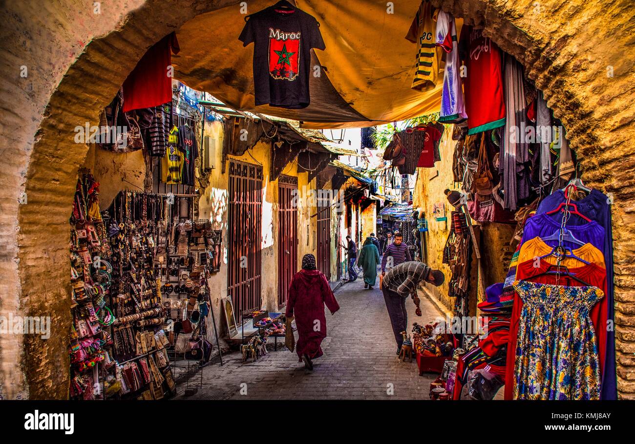 Morocco Fes In The Medina Old Part Of Fes Stock Photo Alamy Morocco Fes In The Medina Old Part Of Fes Stock Photo Alamy