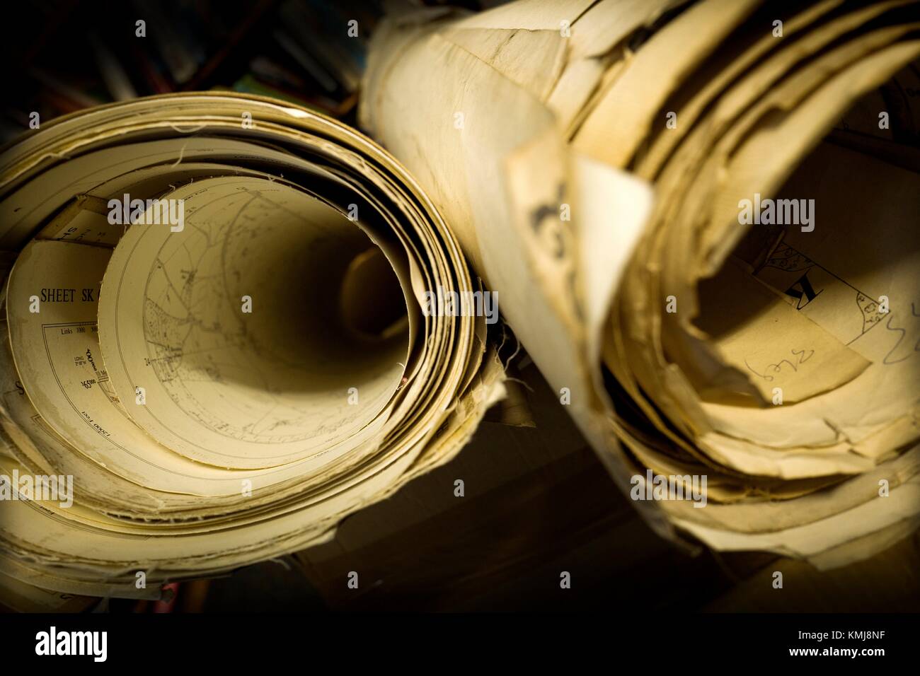 Map maps still life hi-res stock photography and images - Alamy