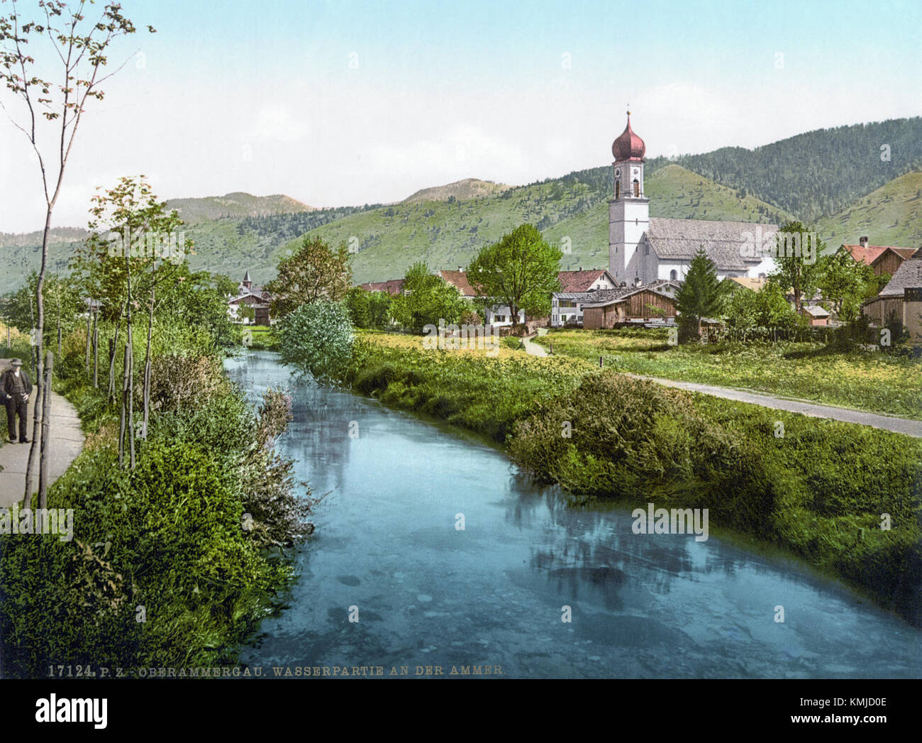 A Scene on the Ammer, Oberammergau, Upper Bavaria, Germany main image 1
