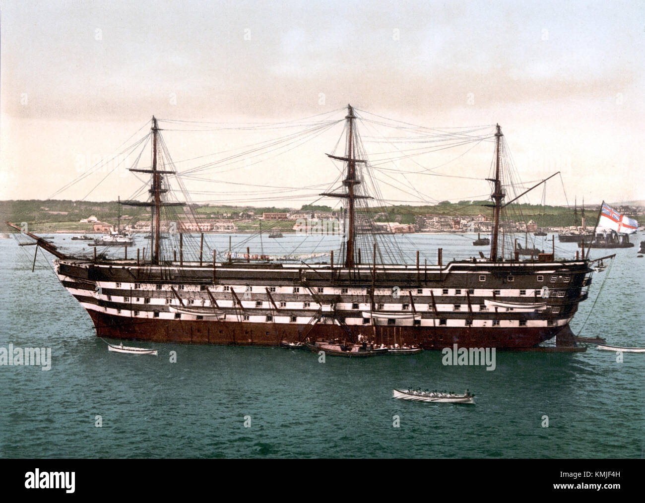 HMS Impregnable C 1900 Stock Photo Alamy hms-impregnable-c-1900-stock-photo-alamy
