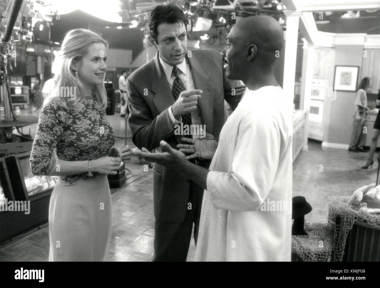 Actors Eddie Murphy, Jeff Goldblum and Kelly Preston in the movie Holy Man, 1998 Stock Photo