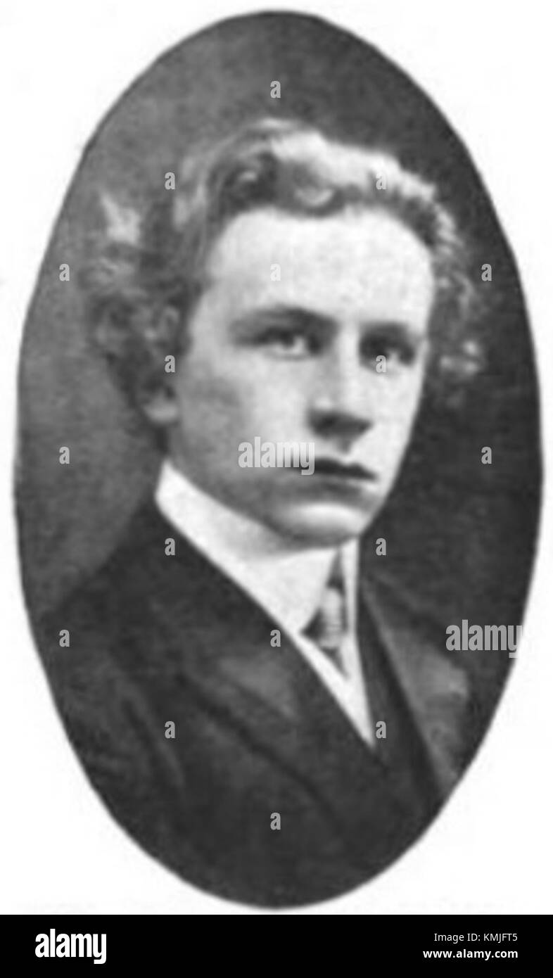 Percy Grainger in 1907 Stock Photo