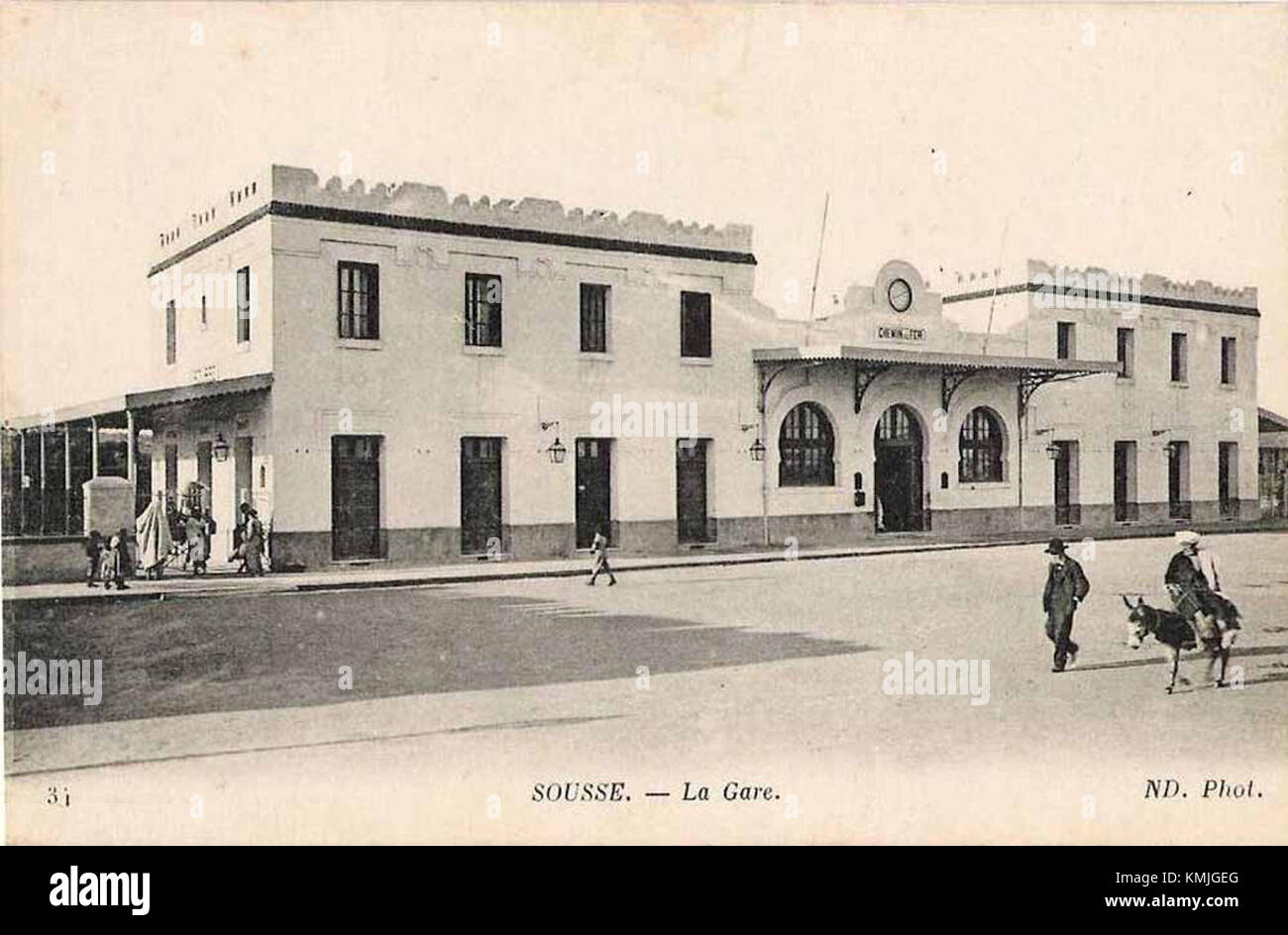 Tunisie gare sousse ext Stock Photo Alamy