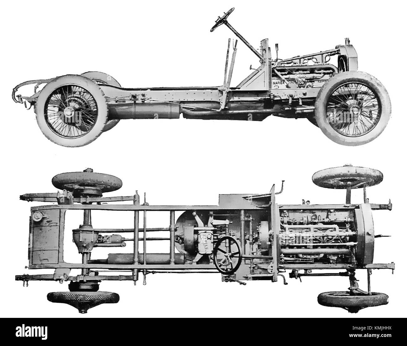 Napier rolling chassis Stock Photo Alamy