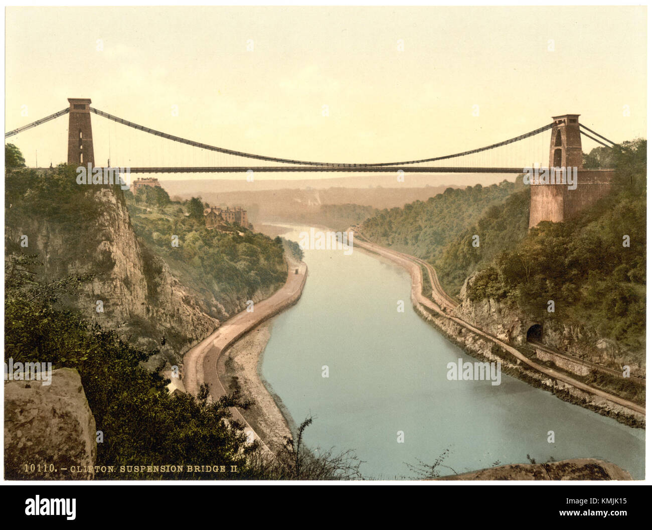 The Clifton Suspension Bridge in Bristol, England, is a historic ...