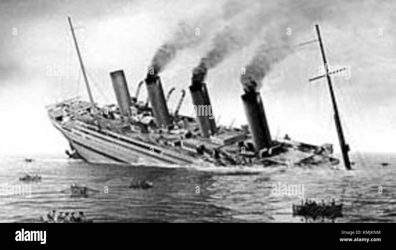 Britannic sinking hi-res stock photography and images - Alamy