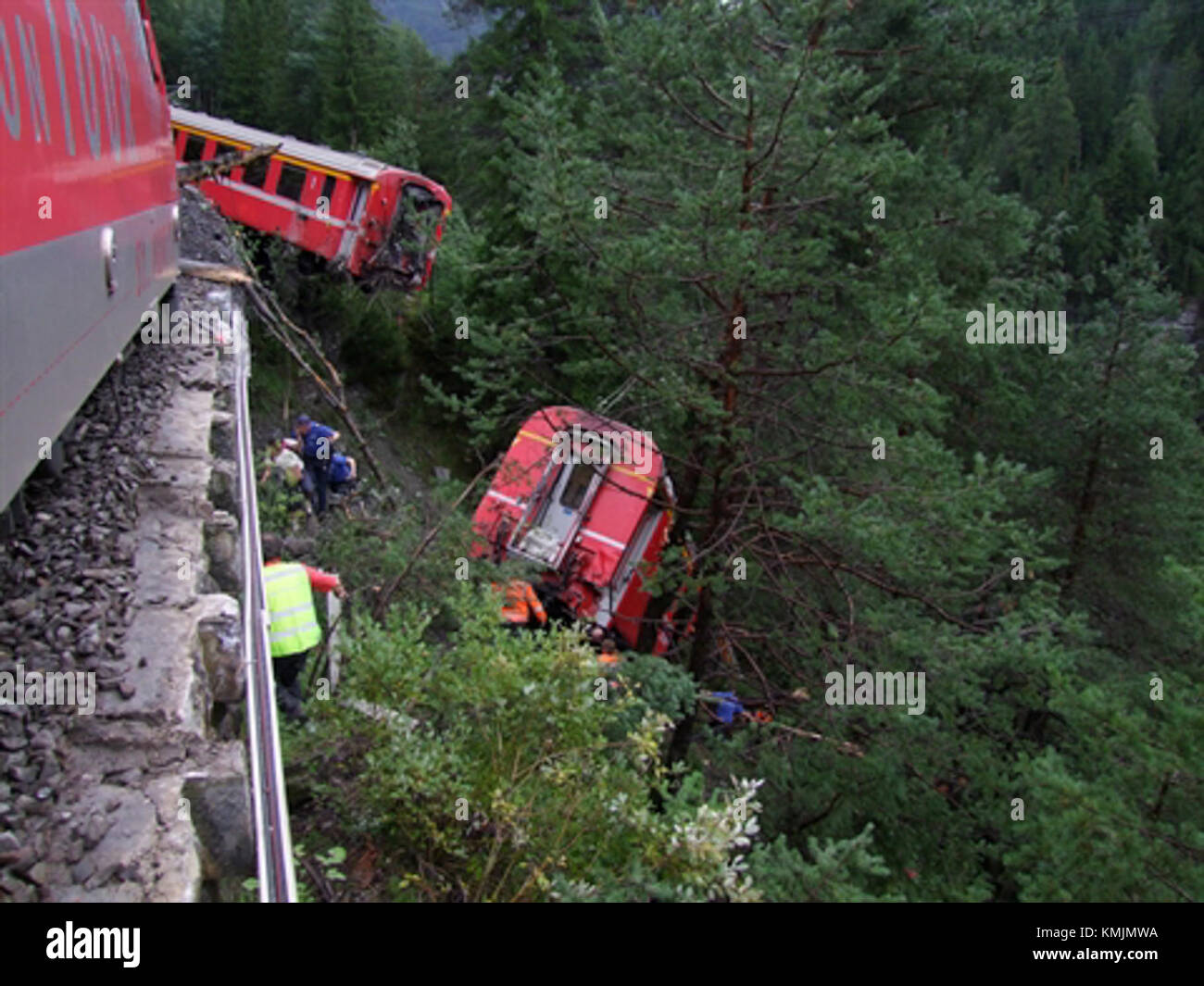 Eisenbahnunfall von VazObervaz Stock Photo Alamy