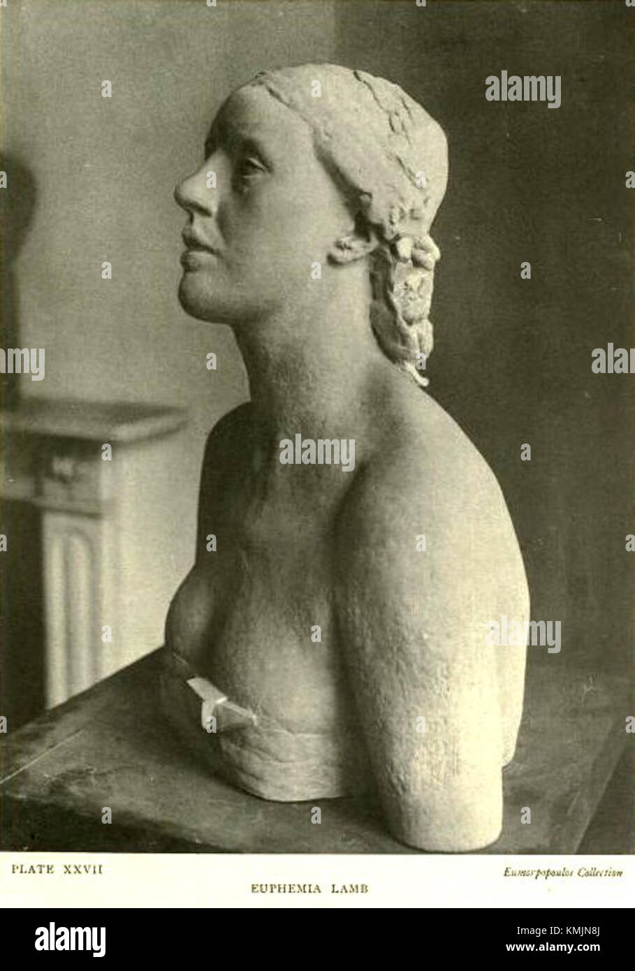 The bust of Euphemia Lamb by sculptor Jacob Epstein is a notable ...