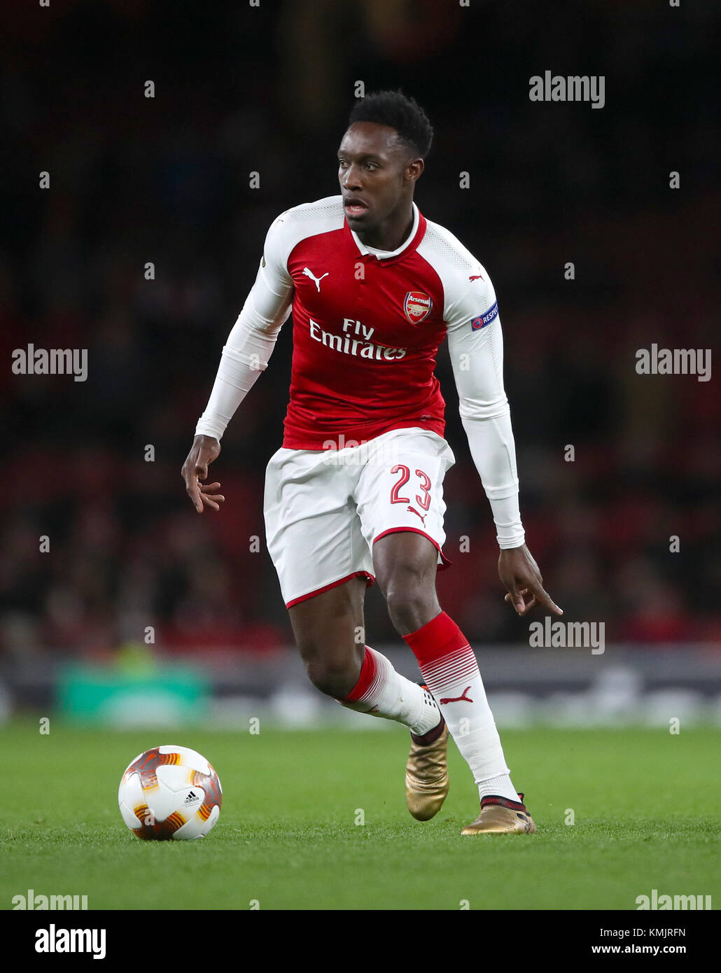 Arsenal's Danny Welbeck during the UEFA Europa League, Group H match at the Emirates Stadium, London. PRESS ASSOCIATION Photo. Picture date: Thursday December 7, 2017. See PA story SOCCER Arsenal. Photo credit should read: Nick Potts/PA Wire Stock Photo