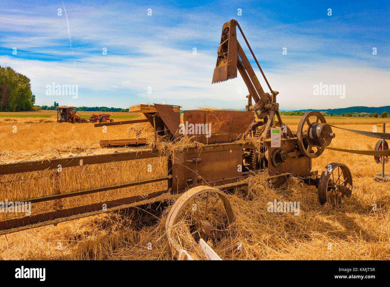 Old harvesting equipment hires stock photography and images Alamy
