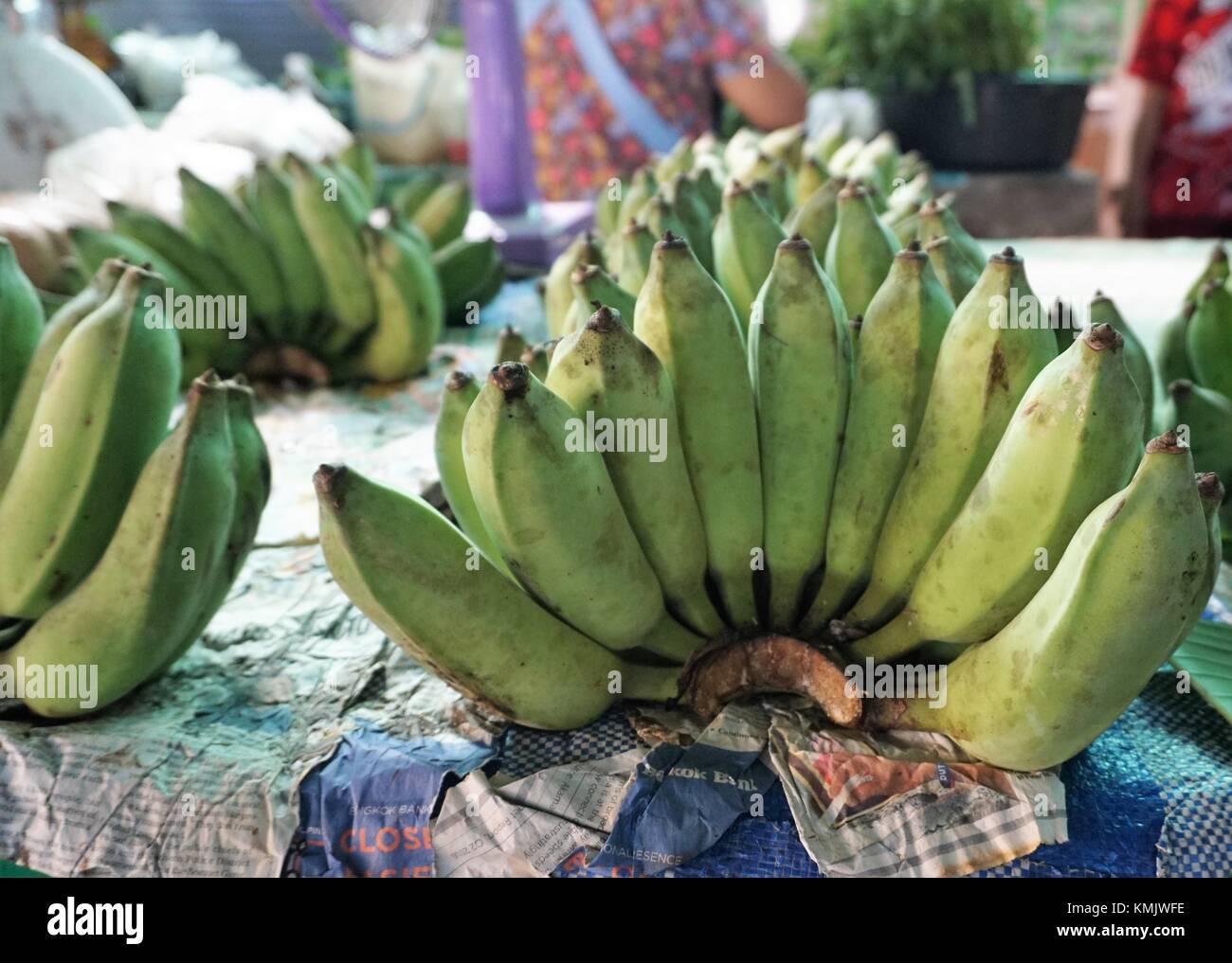 bananas on food market in Chiang Mai in Thailand Stock Photo Alamy