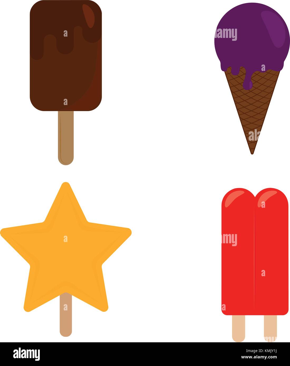 delicious ice cream Stock Vector Image & Art - Alamy
