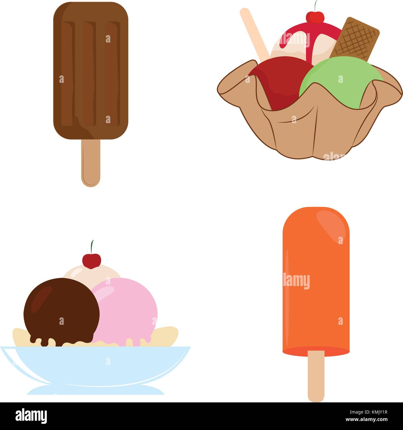 delicious ice cream Stock Vector Image & Art - Alamy
