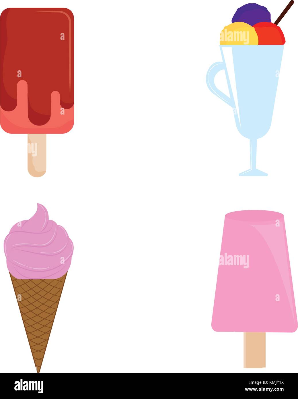 delicious ice cream Stock Vector Image & Art - Alamy