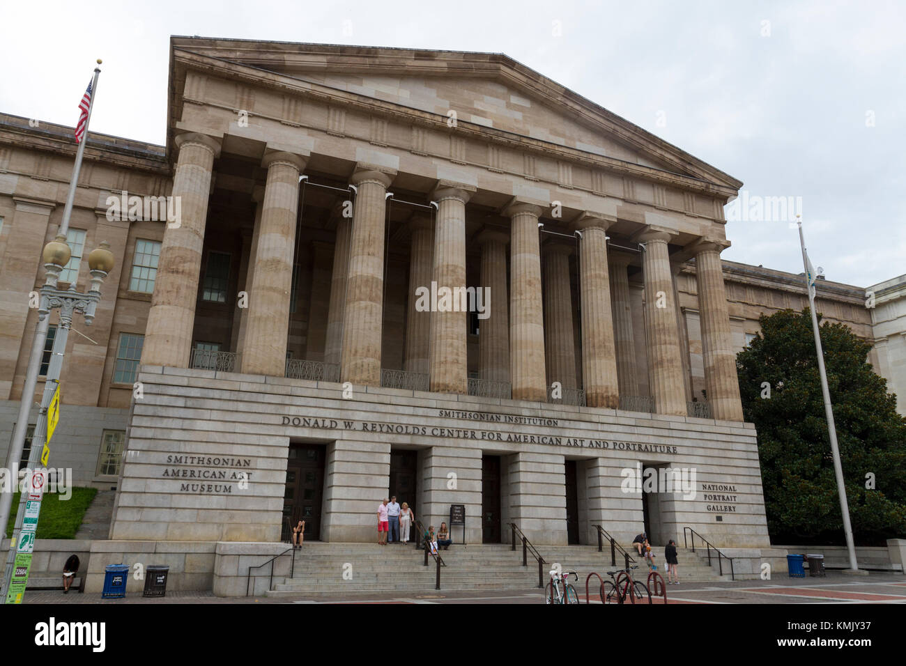 The National Portrait Gallery (Donald W. Reynolds Center for American Art & Portraiture) in Washington DC, United States. Stock Photo
