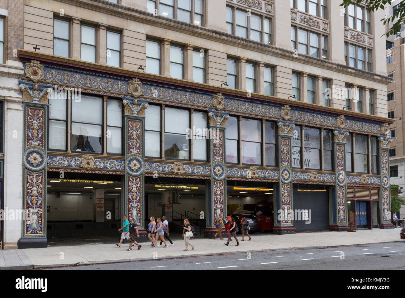The mosaic remains of Woodward and Lothrop "Woodies" Department store
