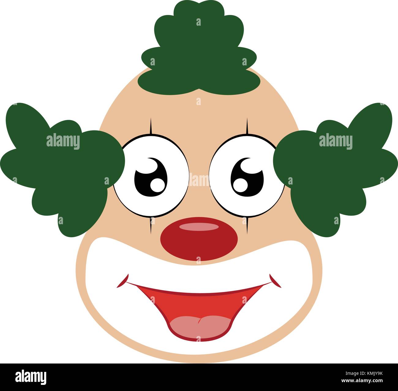 Funny cute Clown Stock Vector Image & Art - Alamy