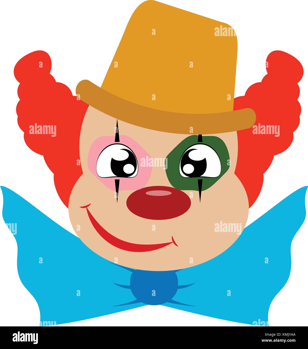 Funny cute Clown Stock Vector Image & Art - Alamy