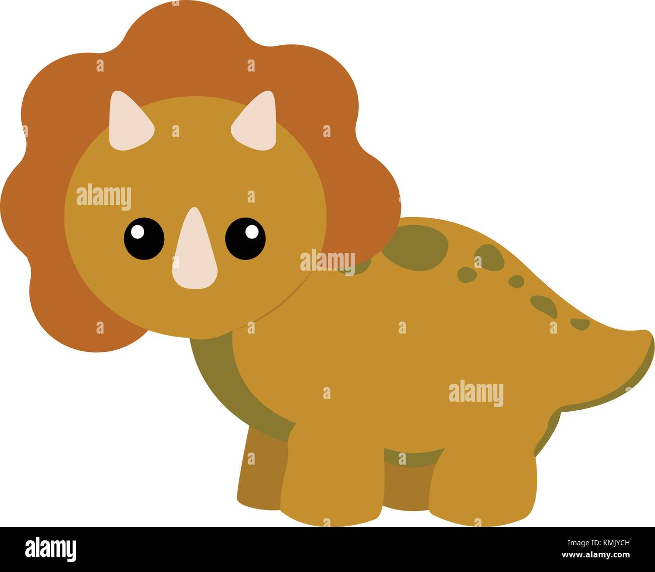 Cute cartoon dinosaur Stock Vector Image & Art - Alamy
