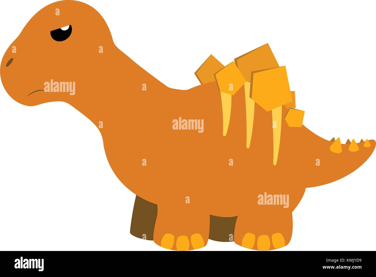 Cute cartoon dinosaur Stock Vector Image & Art - Alamy