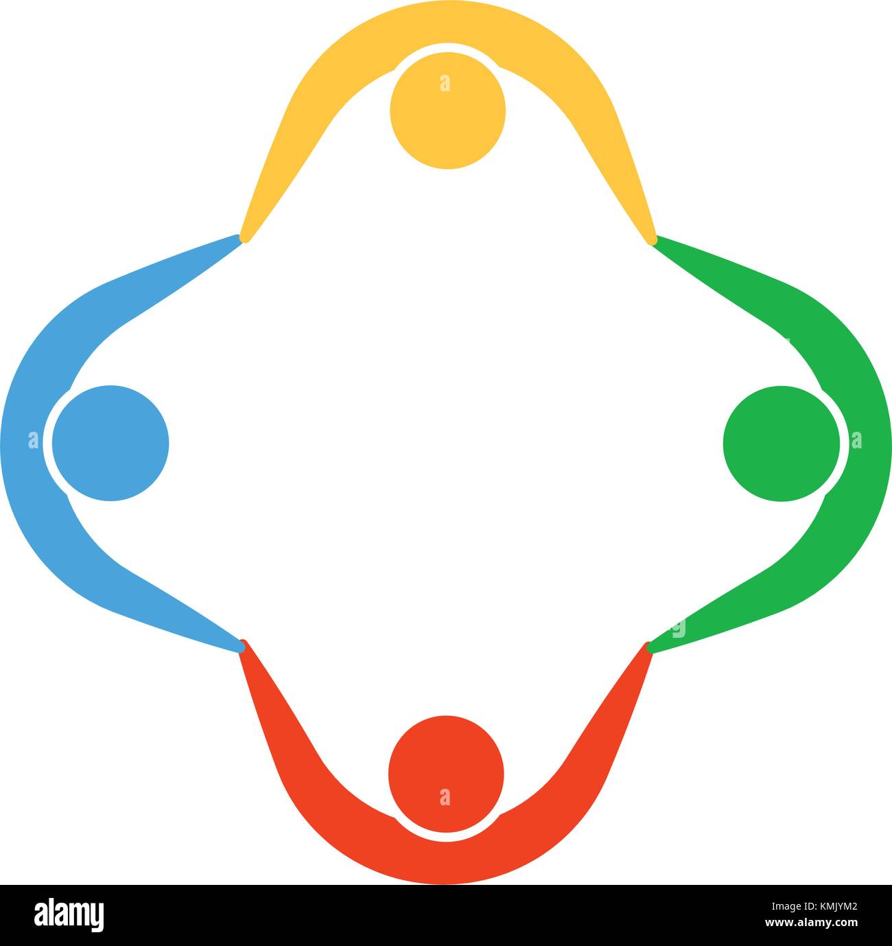 abstract group symbol Stock Vector Image & Art - Alamy