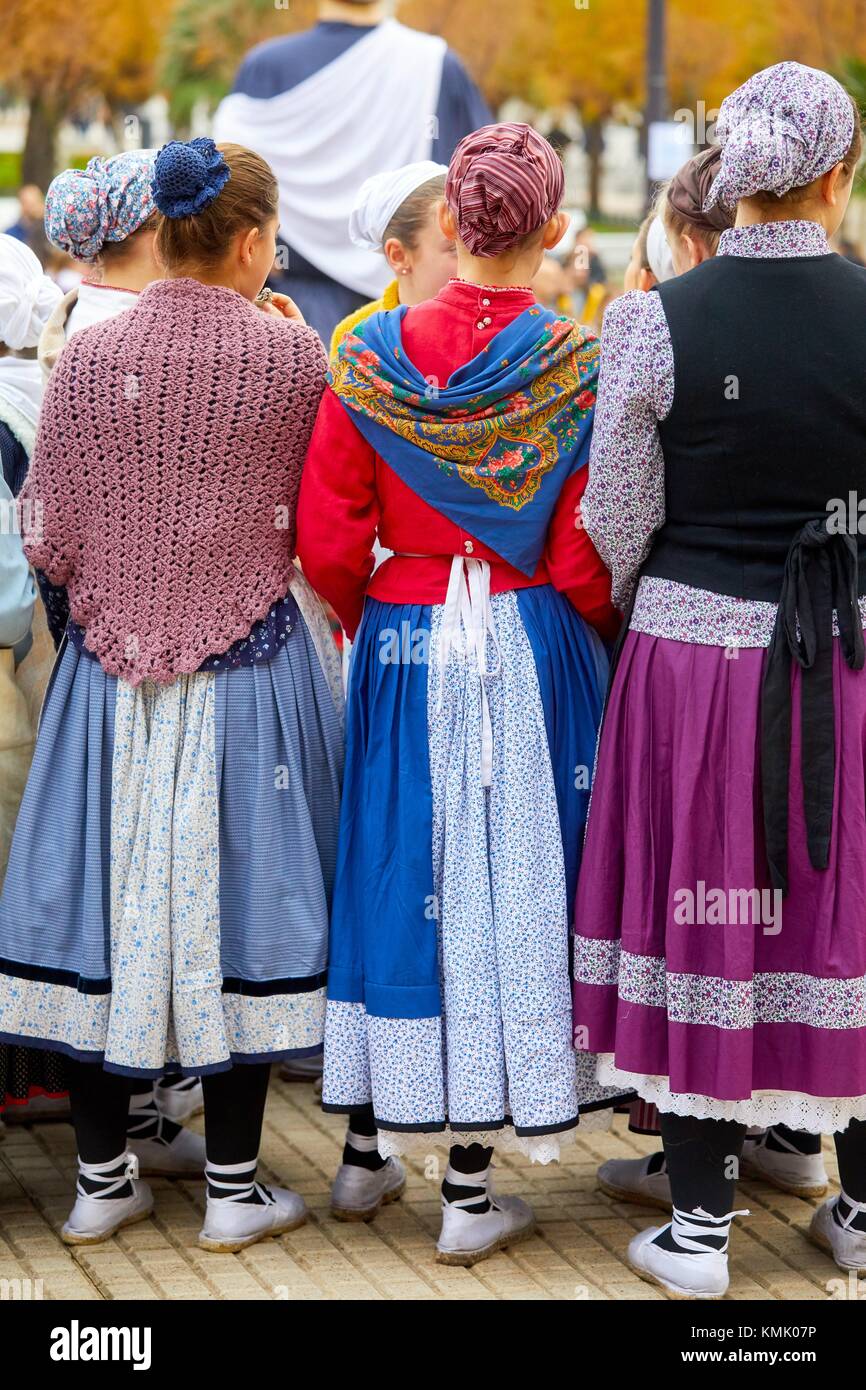 Basque dances and regional costumes, Olentzero, Christmas, Town hall,  Donostia, San Sebastian, Gipuzkoa, Basque Country, Spain, Europe Stock  Photo - Alamy