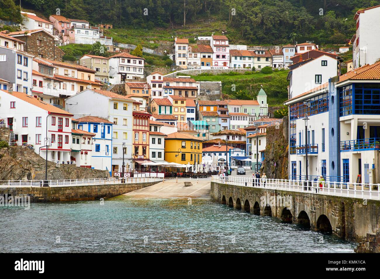 Cudillero, Asturias, Spain, Europe Stock Photo