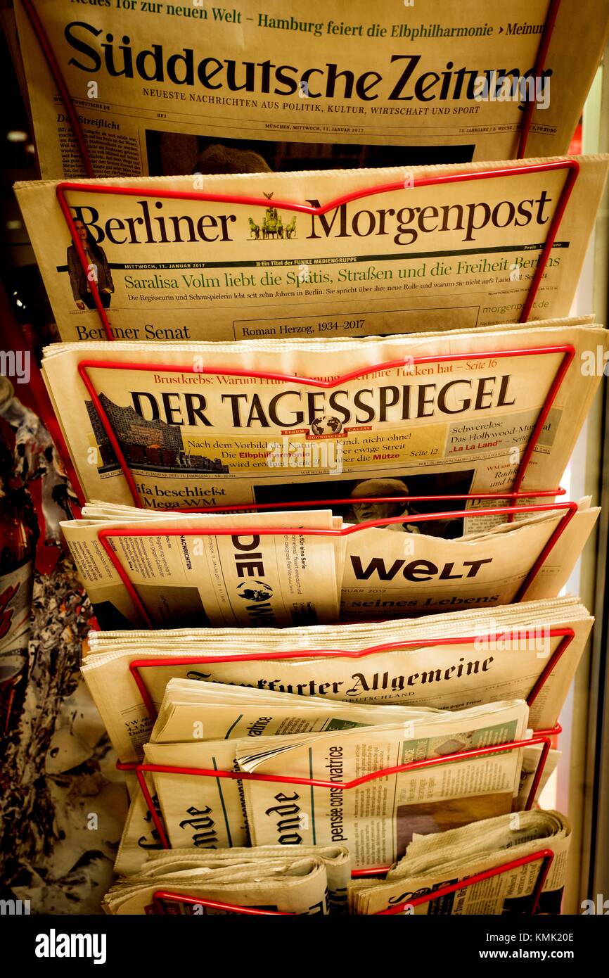 Berlin newspaper hires stock photography and images Alamy