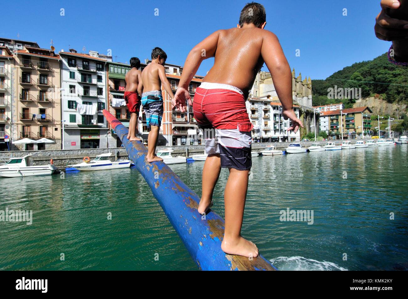 Cucaña (spanish), Greasy pole, grease pole or greased pole refers to a