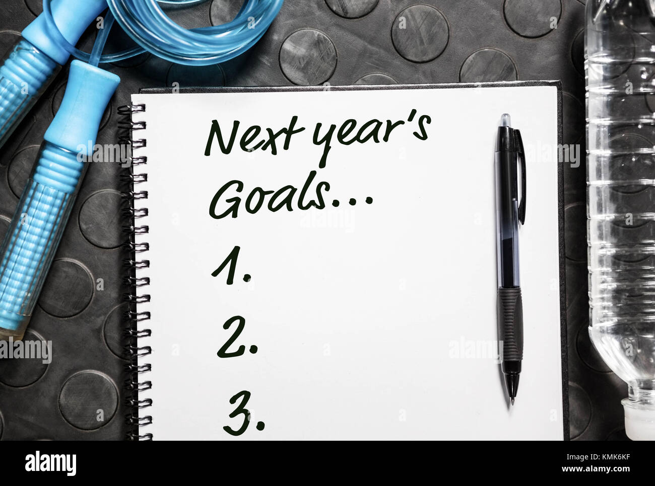 New year resolution list Stock Photo - Alamy