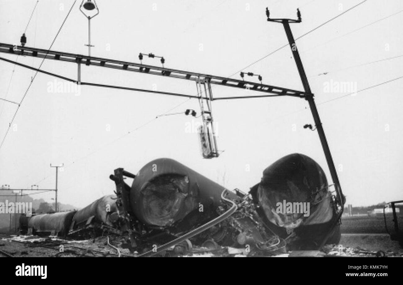 Eisenbahnunfall Au SG Stock Photo Alamy