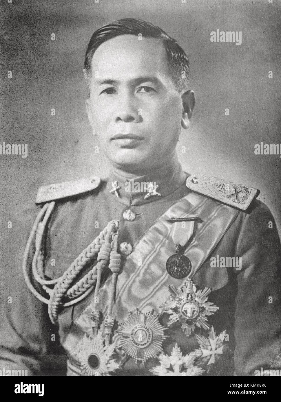 Field Marshal Plaek Phibunsongkhram Stock Photo