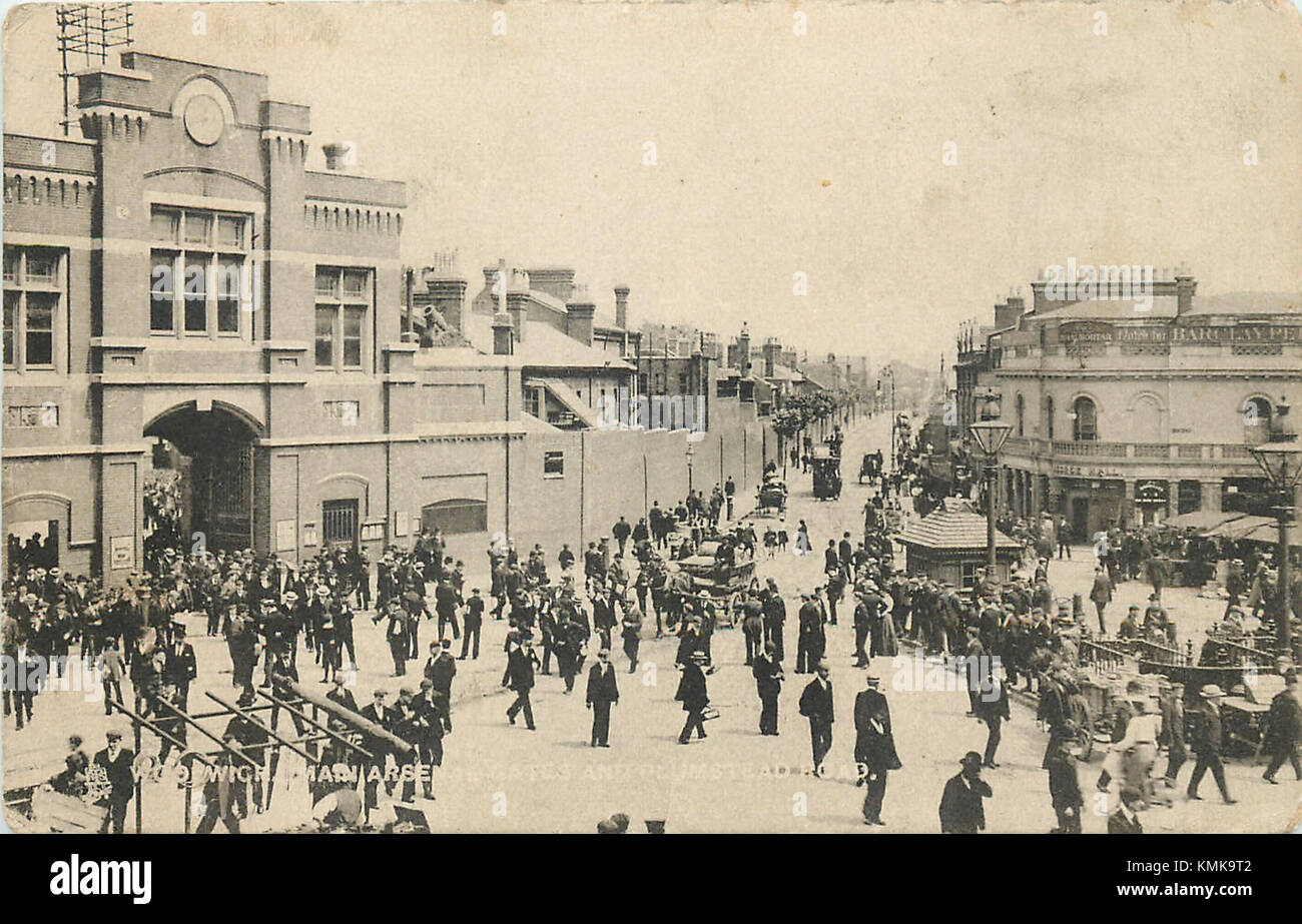 Woolwich, Beresford Square & Plumstead Road, c 1900 Stock Photo Alamy