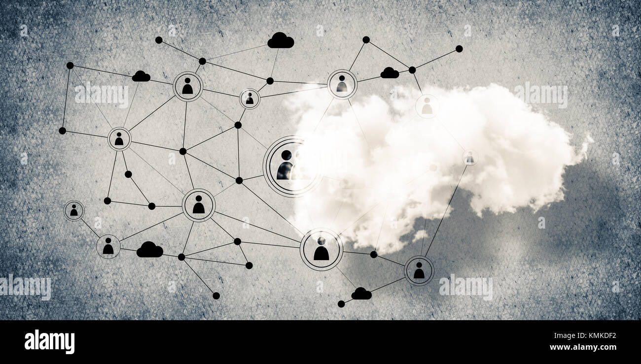 Wireless technologies for connection and sharing data as abstrac Stock ...