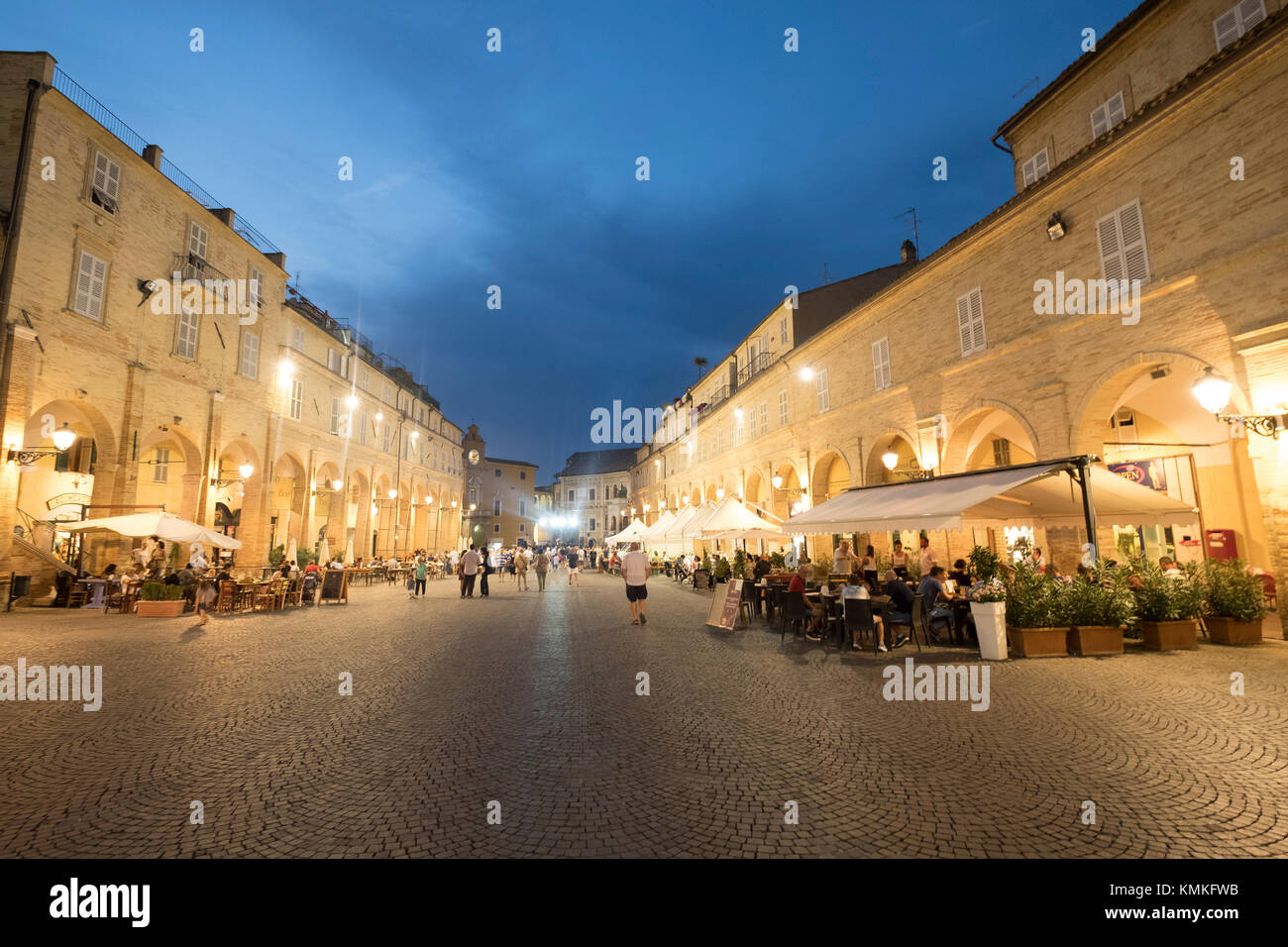 Fermo Fermo (Marches, Italy): historic buildings along the historic main ...