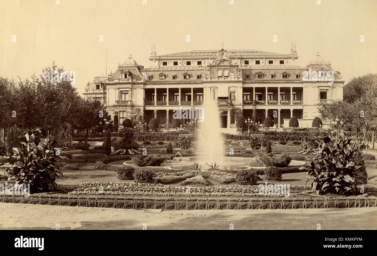 Palm Garden, Frankfurt, Germany 1880s Stock Photo