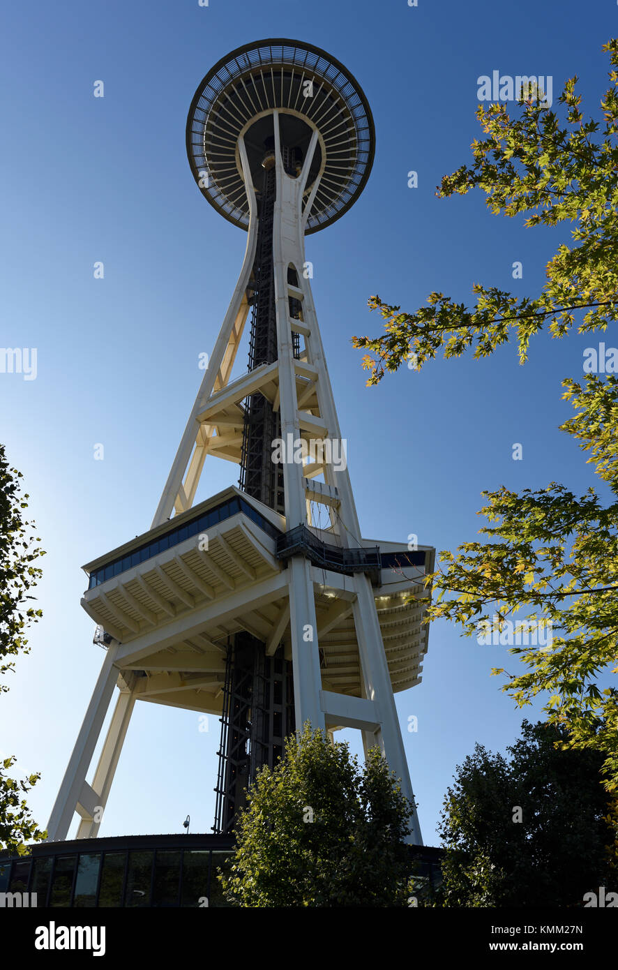 The Seattle Space Needle Observation Tower, Washington State, USA Stock Photo