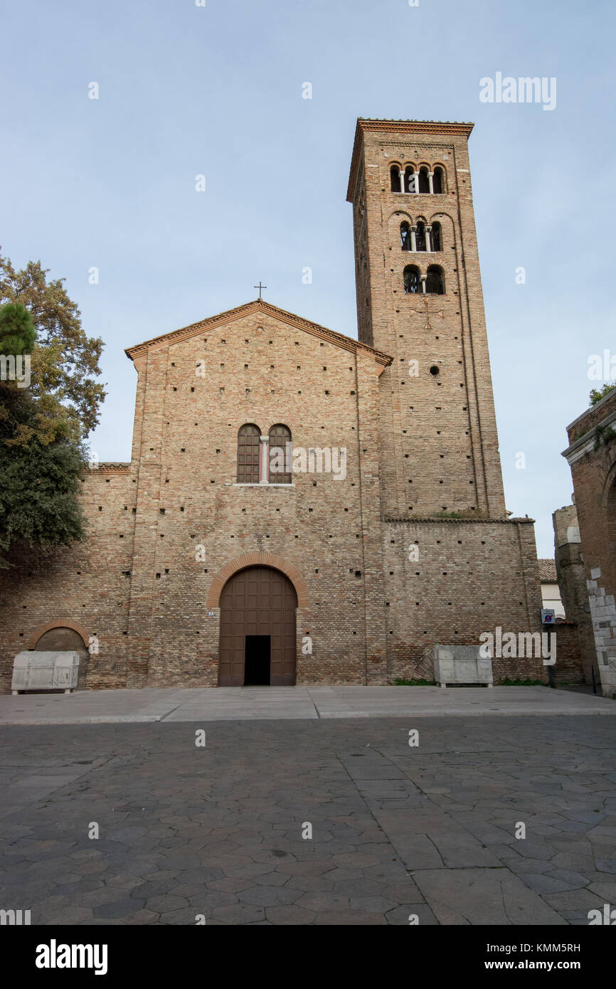 Saint Francis Church in the city of Ravenna in Italy Central Stock Photo