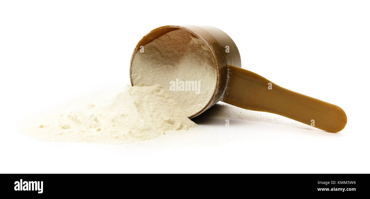 Whey Protein Powder in measuring scoop. Stock Photo by  ©thaiprayboy@hotmail.com 166591318