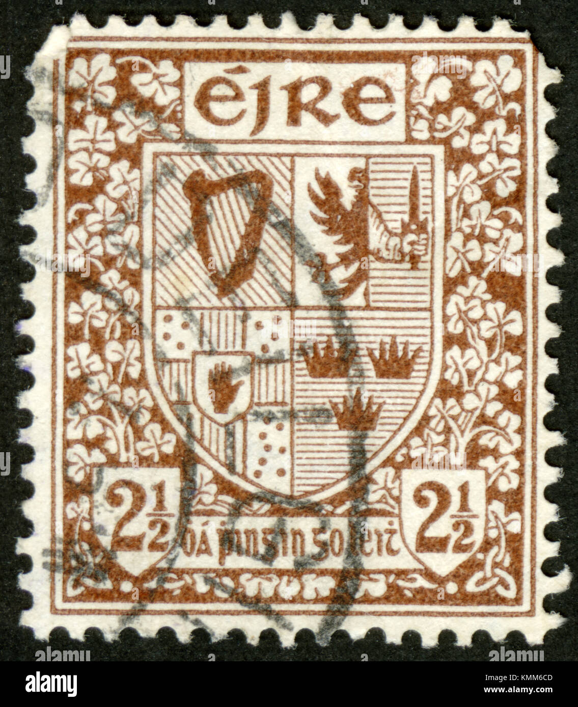 Postage stamps of Ireland Stock Photo Alamy