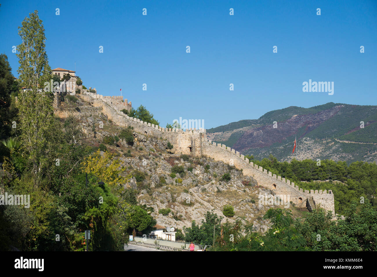 Fortress of Alanya, turkish riviera, Turkey Stock Photo