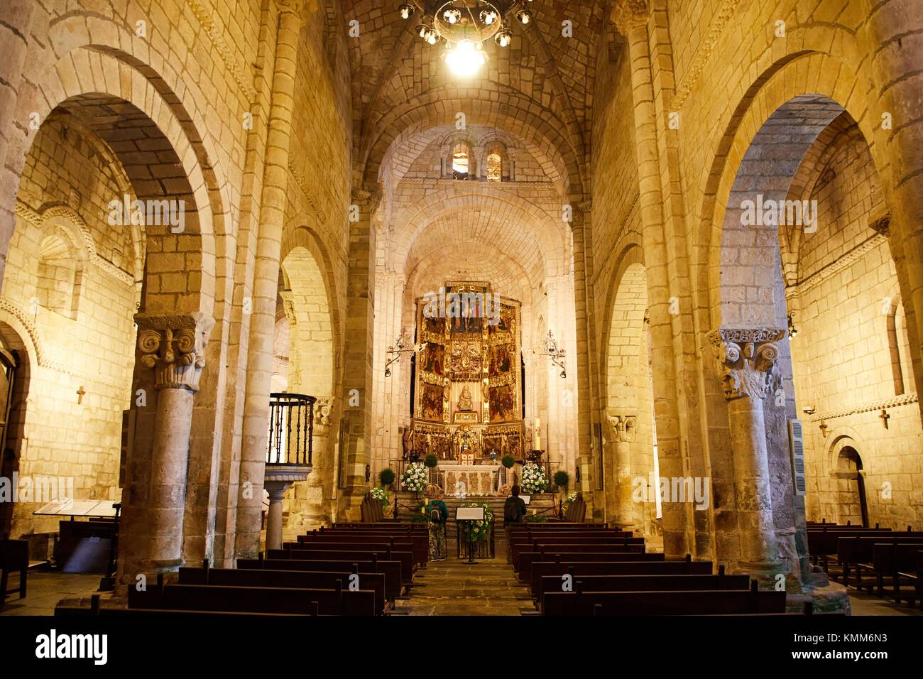 Santa Juliana collegiate church, Santillana del Mar, Cantabria, Spain, Europe Stock Photo