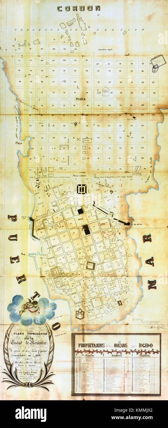 Centeroo Map An old map of Centro, possibly depicting the geographical layout or ...