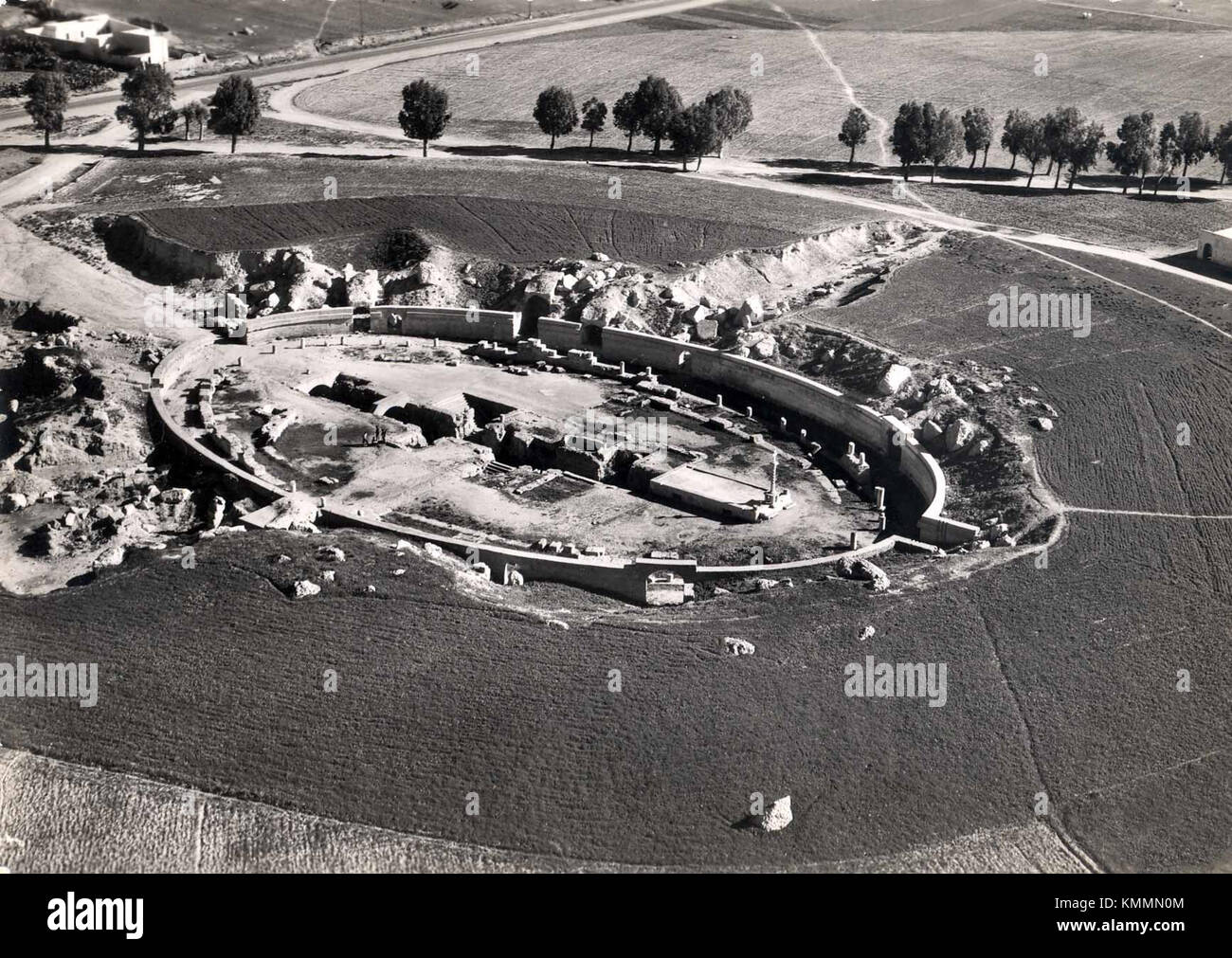 Carthage amphitheatre 1950 Stock Photo