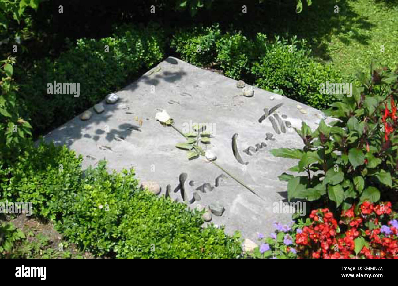 Elias Canetti tomb-stone Stock Photo