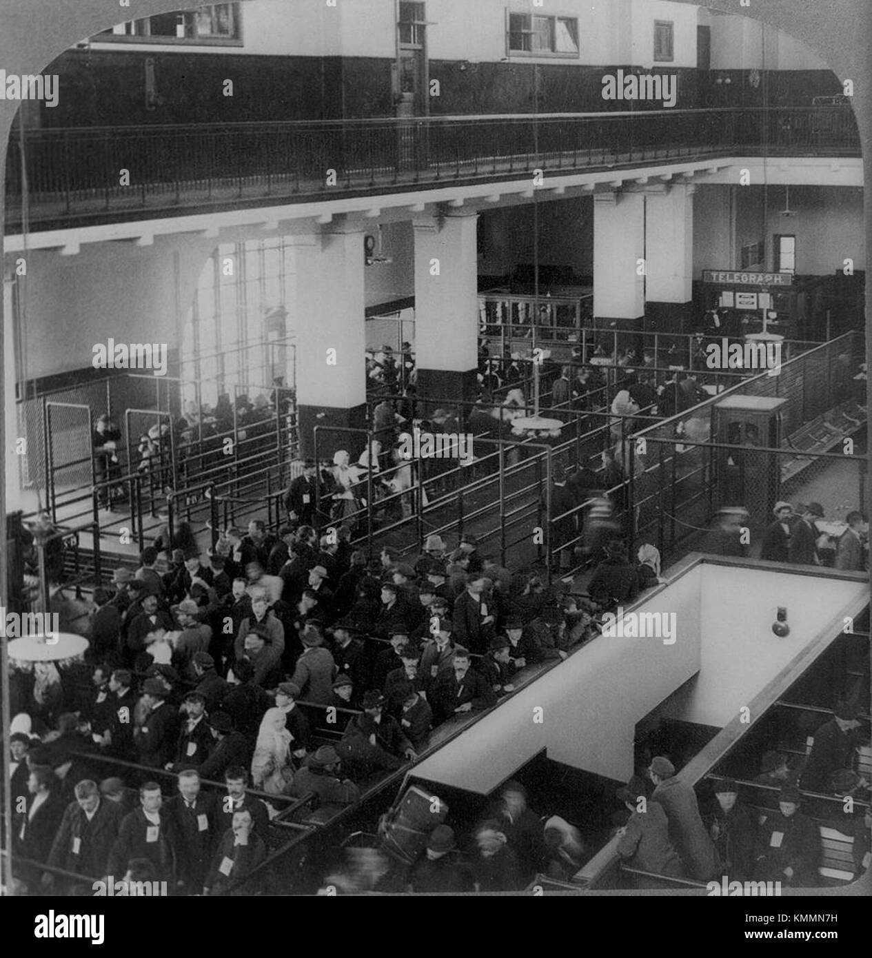 Ellis Island arrivals Stock Photo Alamy